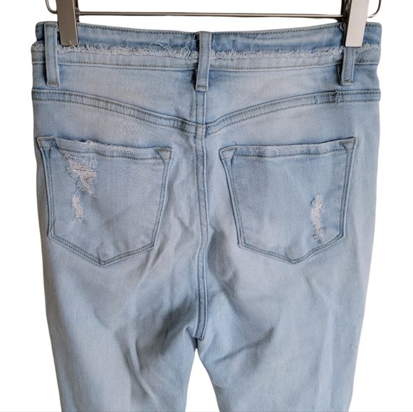 KanCan High Rise Light Wash Distressed Skinny Jeans - Picture 14 of 16
